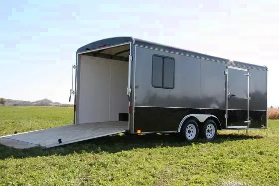 ENCLOSED CAR HAULER 20FT BUMPER PULL