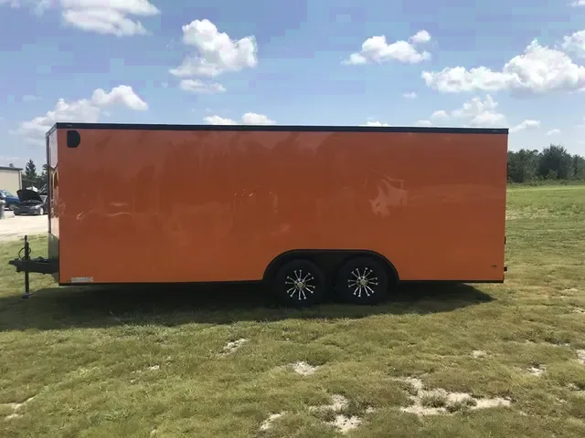 20FT ORANGE CAR HAULER W/BLACKOUT TRIM