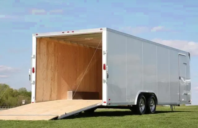 24FT ENCLOSED CAR HAULER- W/2- 5200LB AXLE