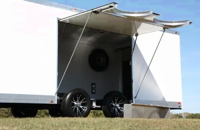 WHITE 24FT DECKED OUT CAR HAULER
