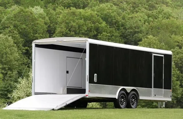 24ft  Aluminum Car Hauler 2- 5200K Axles