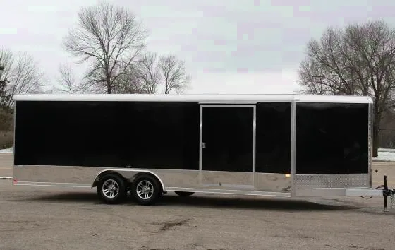 BLACK 26FT  ALUMNIUM CAR HAULER