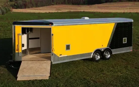 27FT YELLOW/BLACK COMBO AUTO/ATV/SNOW HAULER