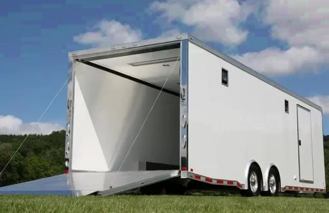 28FT ALUMINUM CARHAULER-LOADED