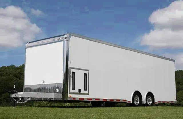 28ft Aluminum Car Hauler- Loaded