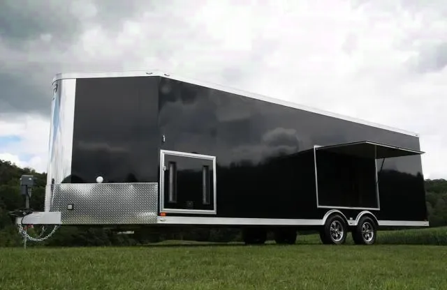30FT  ALUMINUM HAULER- AWNING AND MORE