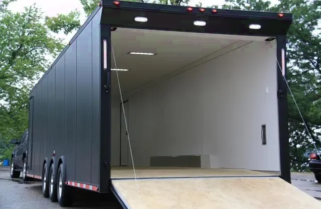 Bumper Pull 32ft Black Car Hauler
