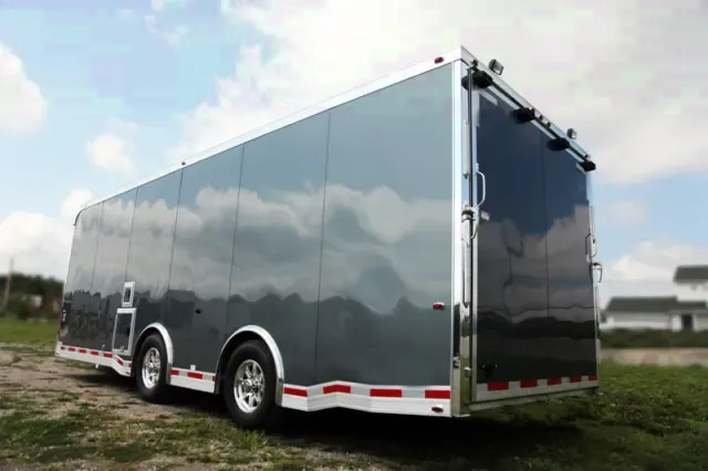 28FT Aluminum Carhauler w/ Fueling Station