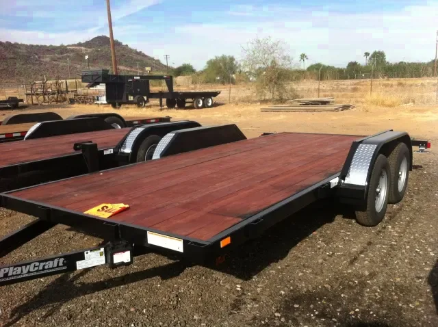 18ft Open Car Hauler w/Ramps