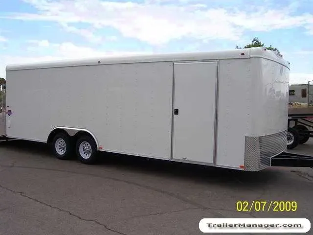24ft Car Hauler w/5200lb Tandem Axles