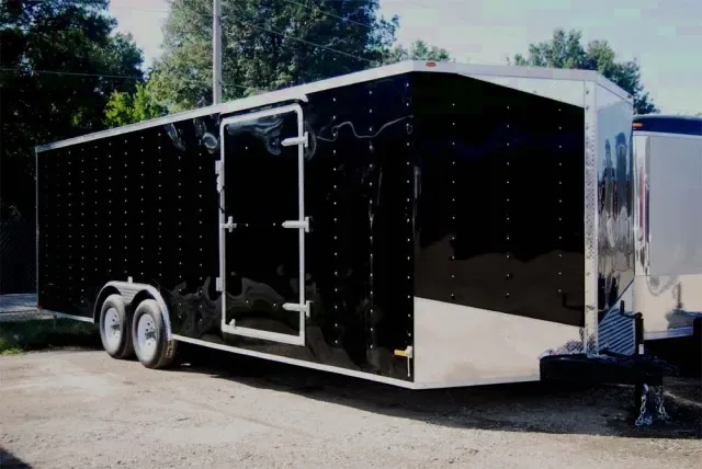 20ft Enclosed Car Trailer v-nose