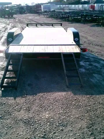 16ft Car Hauler with Slide Out Ramps