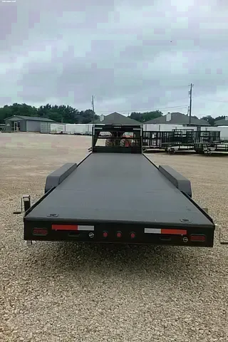 OPEN 34FT GOOSENECK CAR HAULER