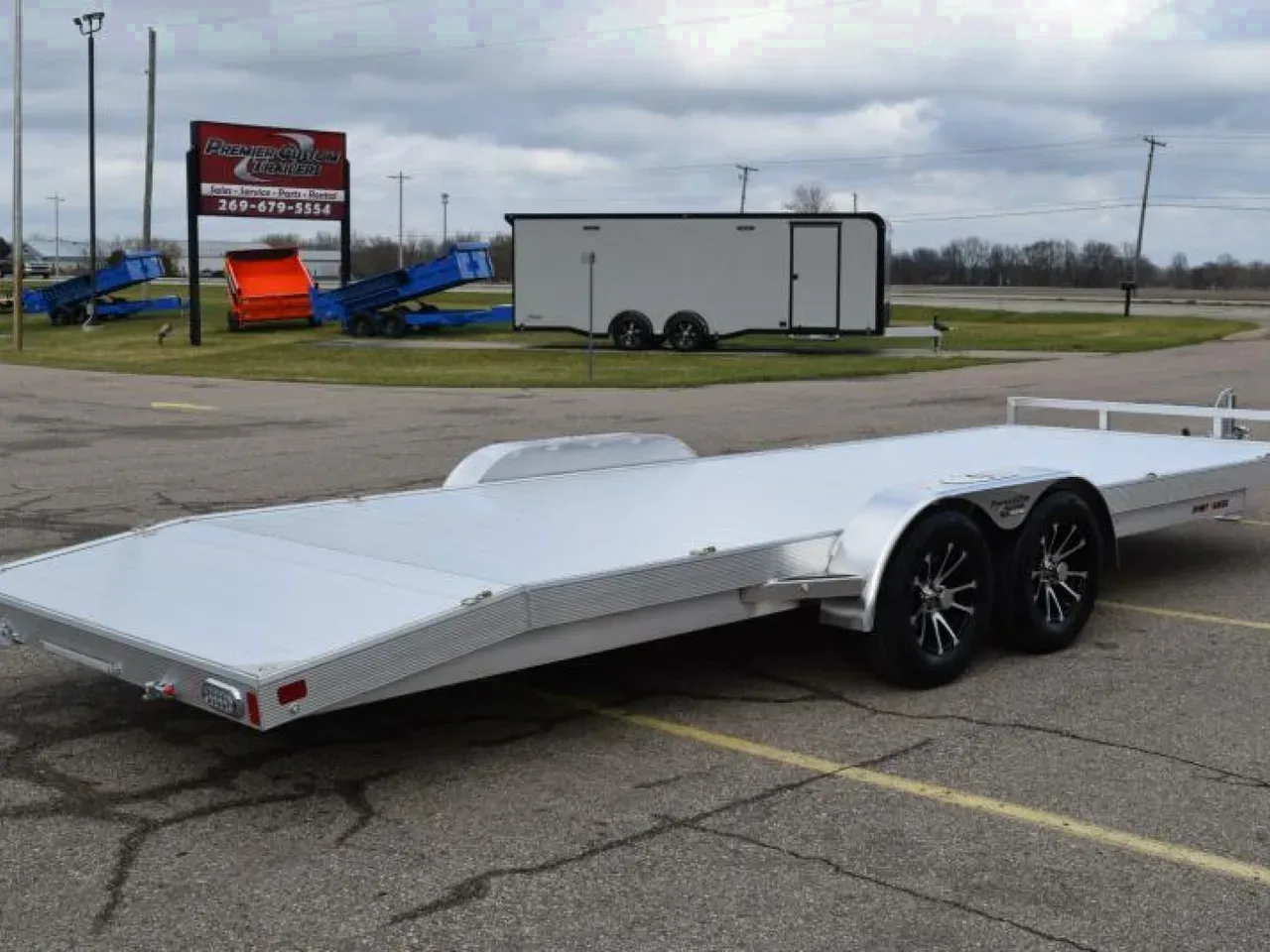 SPORT HAVEN 22' PREMIUM SERIES ALUMINUM OPEN CAR HAULER - 7K GVWR