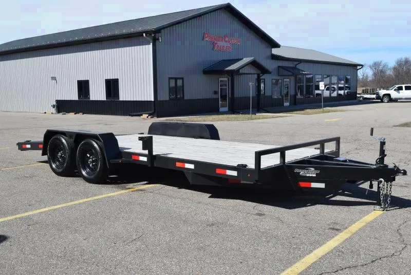 BND 18' EZ LOAD CAR HAULER w/ 3500# AXLES