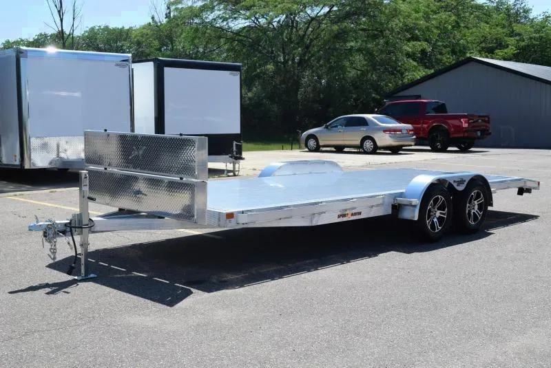 2025 Sport Haven 7x20 Deluxe Aluminum Open Car Hauler - Schoolcraft, MI