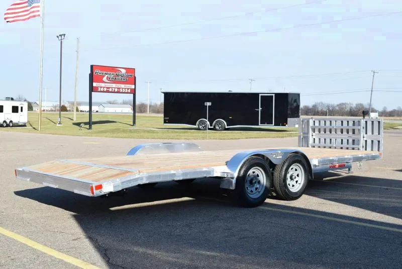 2025 Sport Haven 7x20 Aluminum Open Car Hauler with Wood Deck