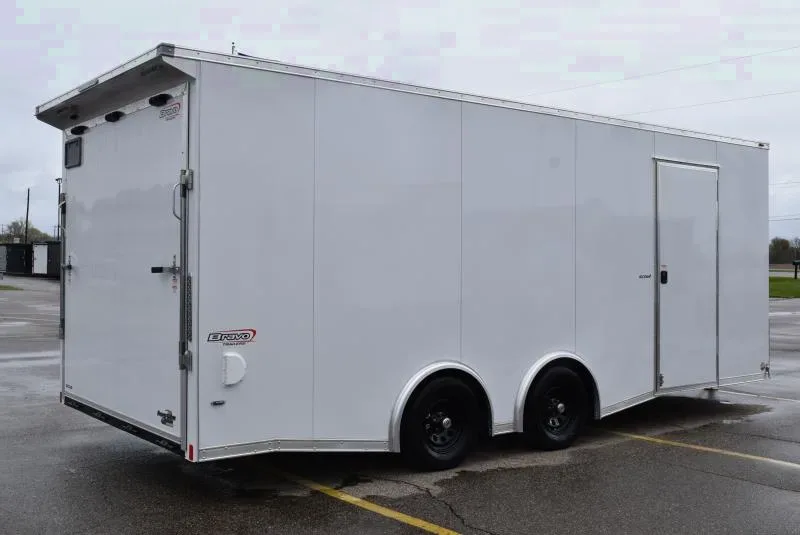 BRAVO 8.5x20 SCOUT ENCLOSED CAR HAULER w/ 3500LB AXLES