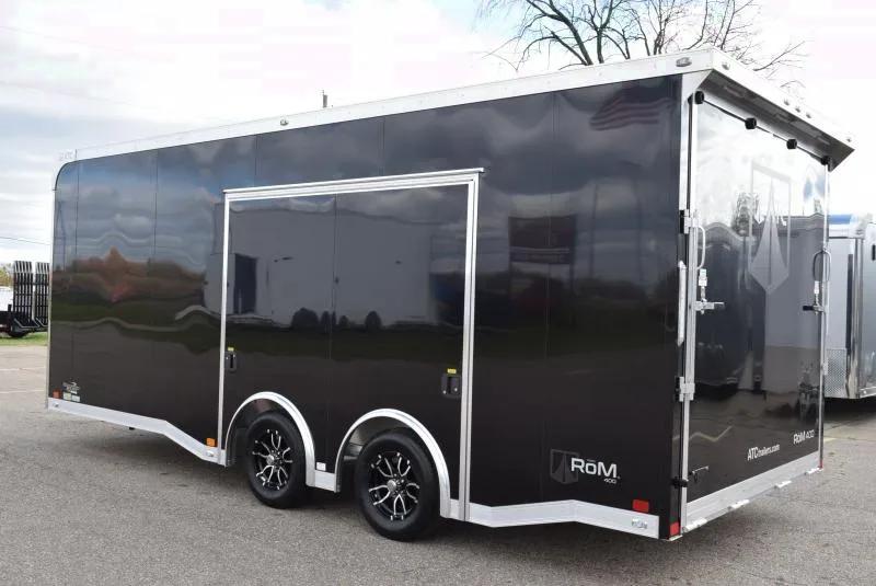 ATC 8.5x20' ROM 400 CAR HAULER w/ PREMIUM ESCAPE DOOR