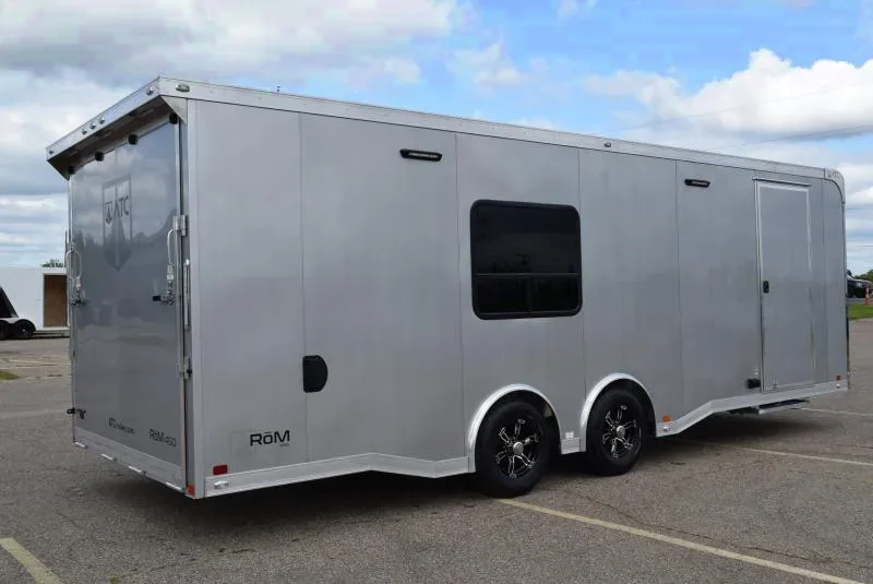 ATC 8.5x24' ROM 450 CAR HAULER *PLUS PACKAGE* w/ PREMIUM ESCAPE DOOR