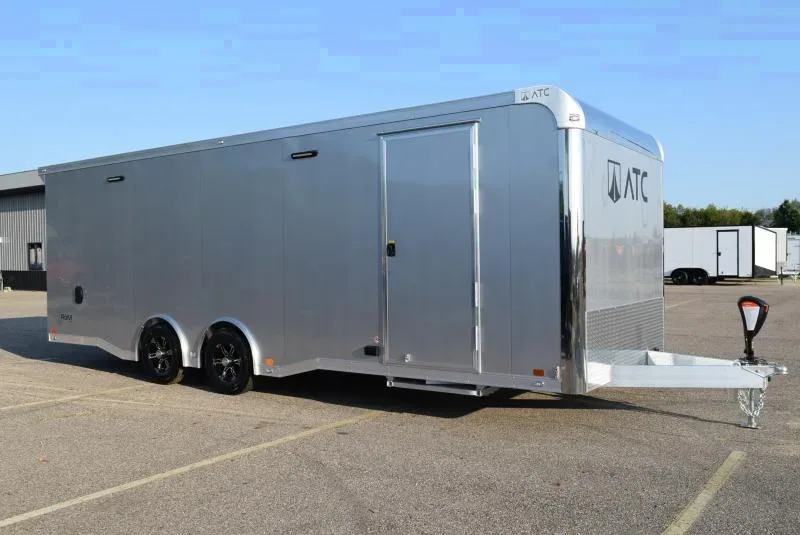 ATC 8.5x24' ROM 400 CAR HAULER *PREMIER PACKAGE* w/ PREMIUM ESCAPE DOOR