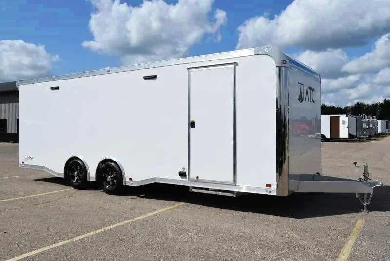 ATC 8.5x24' ROM 400 CAR HAULER *PREMIER PACKAGE* w/ PREMIUM ESCAPE DOOR
