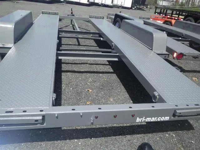 GREY OPEN 16ft CAR HAULER-OPEN CHANNEL