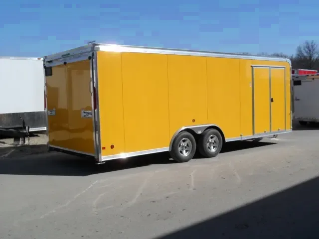 22ft Race Ready Car Hauler - Yellow