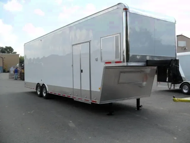 36ft Gooseneck Race Loaded Trailer