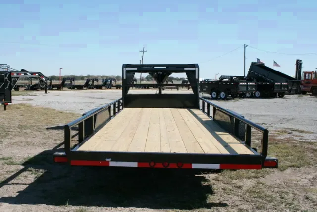20ft Tandem Axle Gooseneck Carhauler w/Side Rails