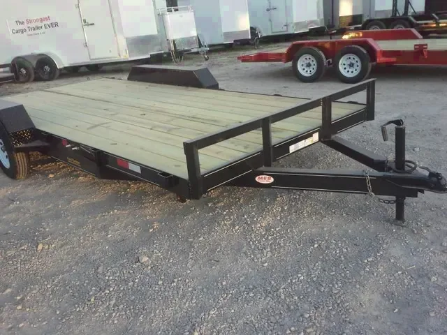 2025 MEB 7x18 Open Wood Deck Auto Hauler Trailer - Seneca, IL