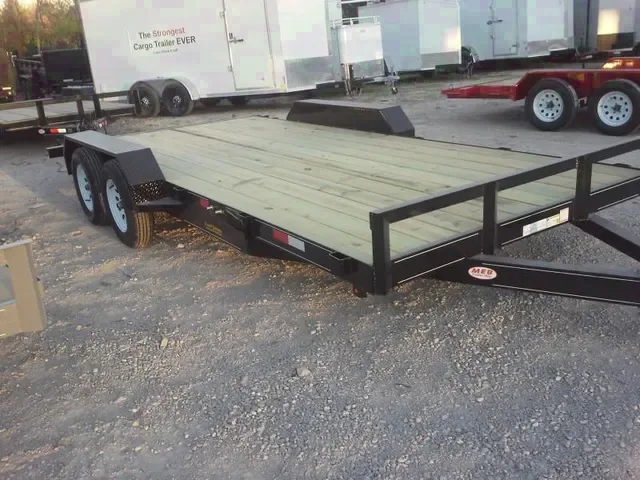 2025 MEB 7x18 Open Wood Deck Auto Hauler Trailer - Seneca, IL