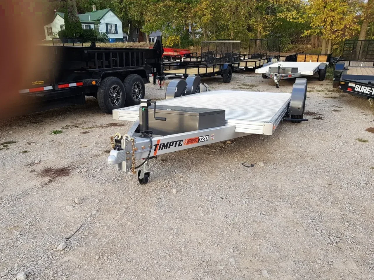 2026 Timpte 7x20 REV 3 Hydraulic Drop Deck Aluminum Car Hauler 7K