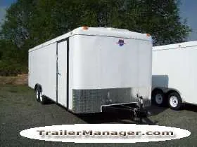 24ft Car Carrier 10K WHITE With Ramp-With Spare Tire