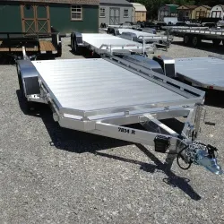 14ft Aluminum Open Car Hauler with Tandem Axle