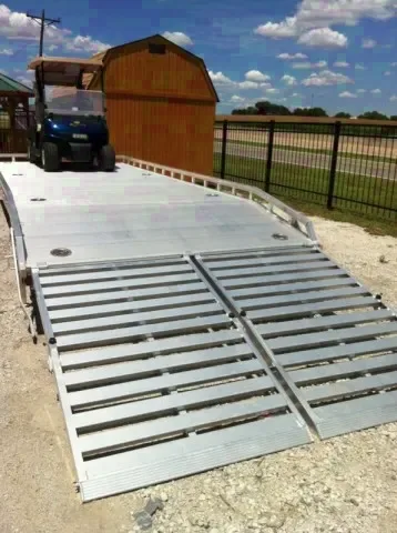 22ft Tandem Axle Open Auto Trailer - All Aluminum