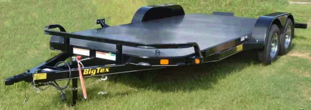 15FT OPEN CAR HAULER STEEL DECK