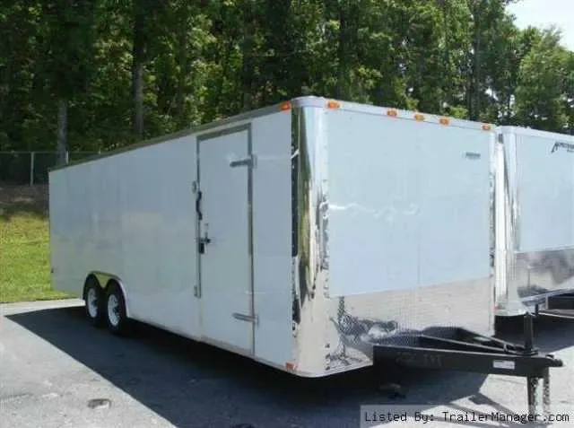 24ft Enclosed Car Hauler W/5200lb Tandem Axles