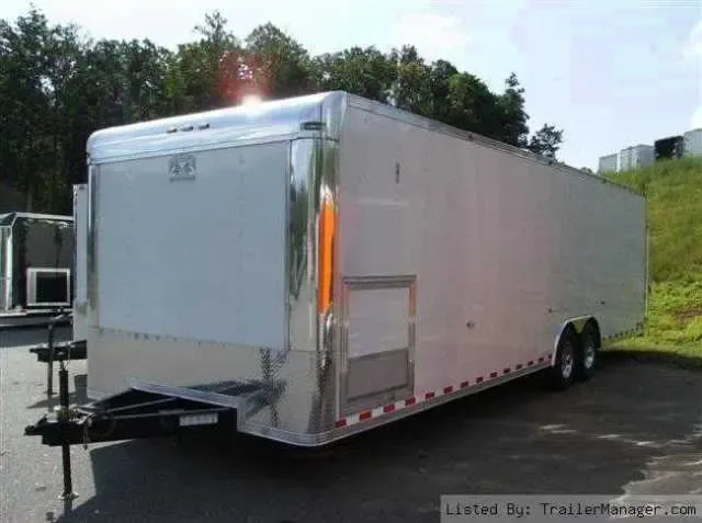 28ft Enclosed Race Ready Car Hauler w/Cabinets