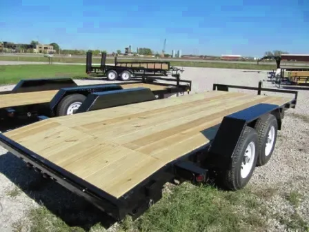 Open 18ft  Car Hauler Wood Deck