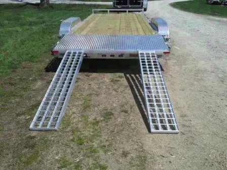 18ft Car Hauler Aluminum with Wood Deck