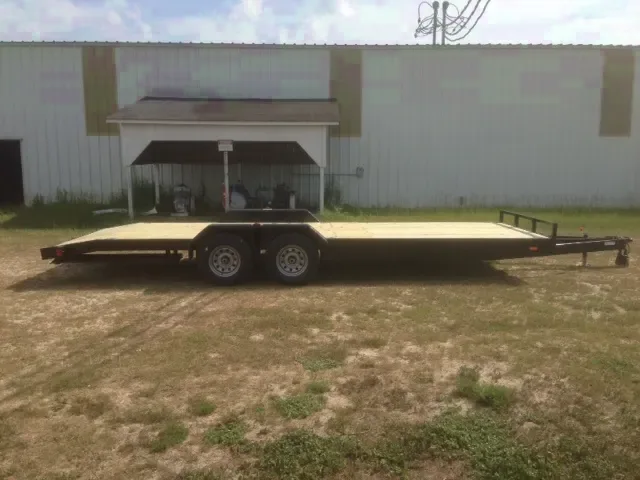 22ft Black Open BP Auto Trailer