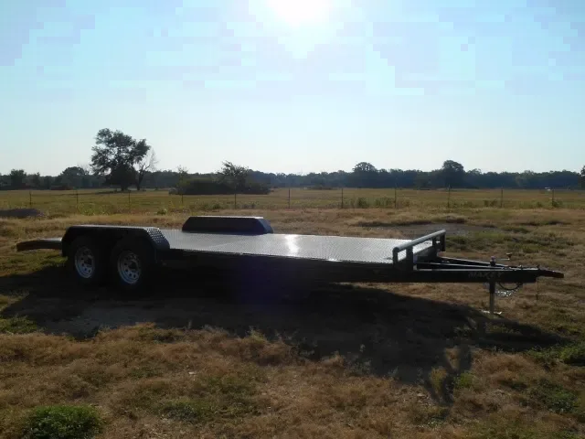 20FT CAR HAULER W/ DOVETAIL W/DIAMOND PLATE STEEL FLOOR