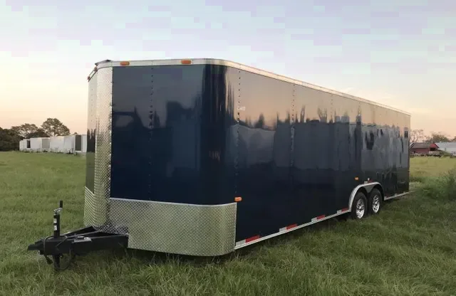 24ft Tandem 5200lb Axle Enclosed Car Hauler