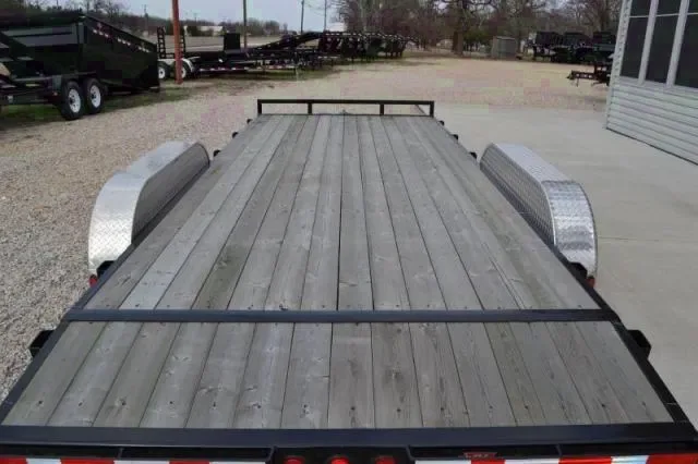 18FT CAR HAULER/EQUIPMENT TRAILER-DOVETAIL-SLIDE IN RAMPS
