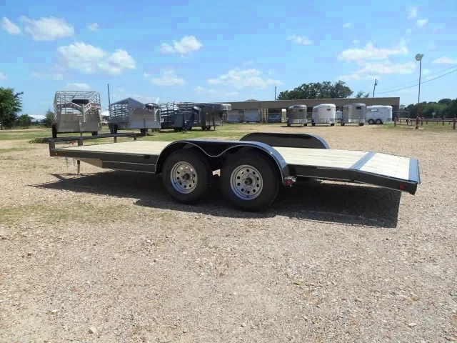 18ft BLACK CAR HAULER - with 3,500lb Spring Rating
