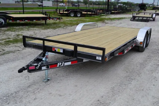 20ft Car Hauler w/2 3,500 lb EZ Lube Axles w/1 Electric Brake