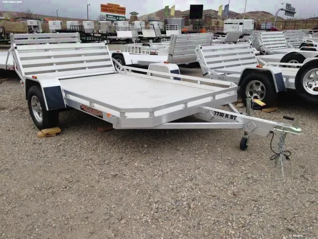 Lightweight 2025 6x12 All-Aluminum Single Axle Car Hauler