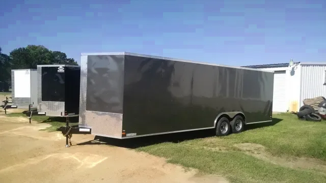 Charcoal 24ft CAR HAULER 5200 LB AXLES