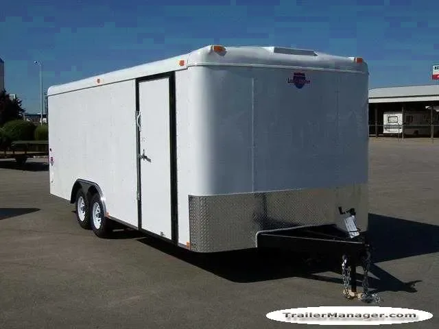 20ft Car Carrier 10K WHITE With Ramp